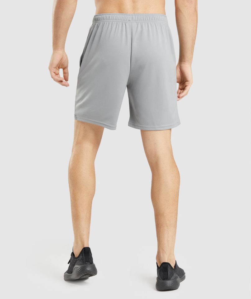 Men's Gymshark Arrival Knitted Shorts Grey | CA A0176D